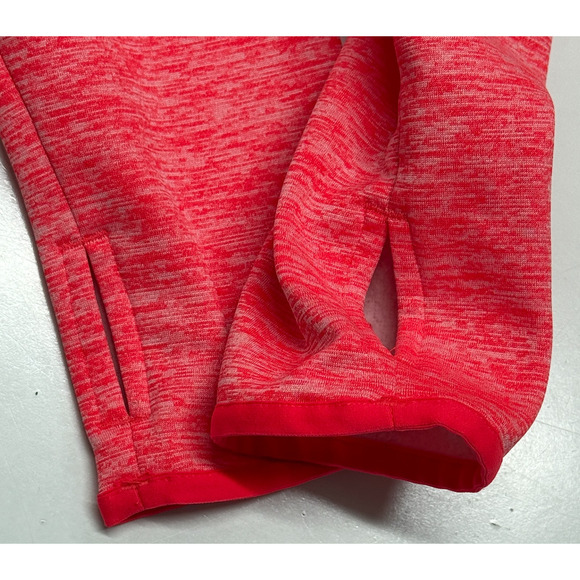 Under Armour Sweatshirt Women Medium Pink Coldgear Storm Fleece Lined Cowl Neck - Picture 9 of 11
